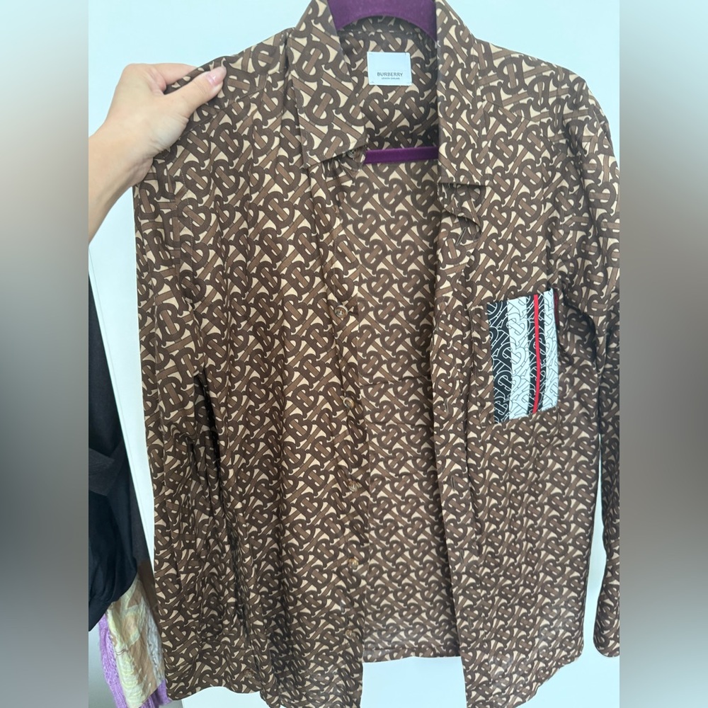 burberry shirt size s